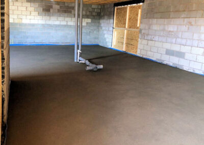 Getting new build ready for plasterbboard and skim