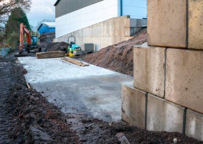 Commercial Contractors Retaining Wall