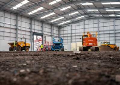 Preparing for a concrete base