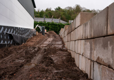 Ramp construction for car park