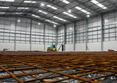 steel mesh for a concrete base