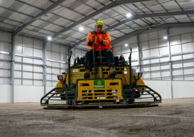 Power Floating a Concrete Floor